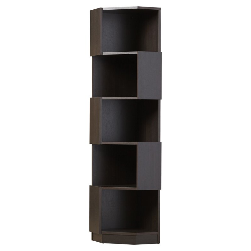 Wrought Studio Courtdale Corner Unit Bookcase Reviews Wayfair   Courtdale Corner Unit Bookcase 